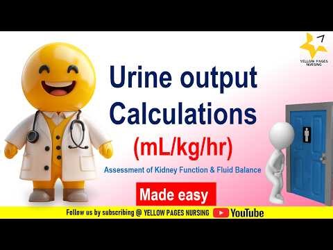 How to Calculate Urine Output in mL/kg/hr | Step-by-Step | Nursing Math Made Easy (mL/kg/hr)