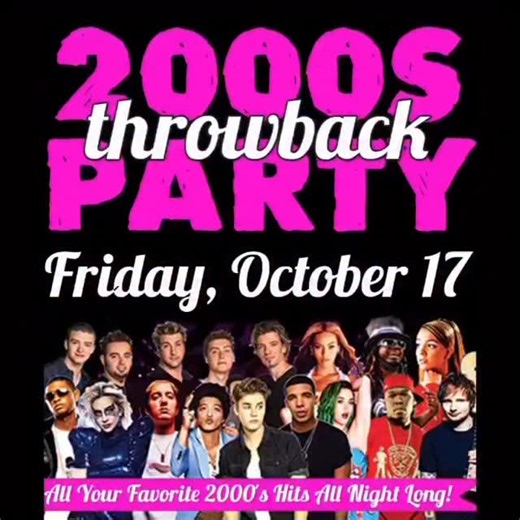 💗 2000s Throwback Party - Friday, October 17th! All your favorite 2000s hits all night long! Head to the 🔗 for 🎟: https://bit.ly/2000s1017 | Toad's Place