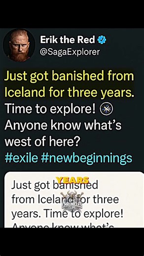 Your daily dose of viking humour... 🥶 #history #vikings #erikthered #Greenland #explorer