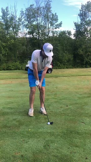 New Caddy Golfer Makes Great Shot