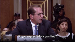 Alex Azar wants to smile and pretend he’s different from President Trump’s last Secretary of Health and Human Services, Tom Price. But I don’t see the difference. We need an HHS Secretary who will protect Medicaid, not one who wants to tear it down. | U.S. Senator Elizabeth Warren