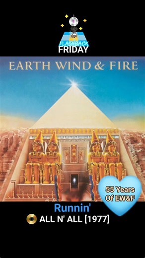 #FlashbackFriday 1977 #Runnin 🎵 #earthwindandfire 📀 #AllnAll #elementsoftheuniverse #70smusic #nostalgia 🩵 55 years of #EWF 🎼🎶 | Angela J. Richardson