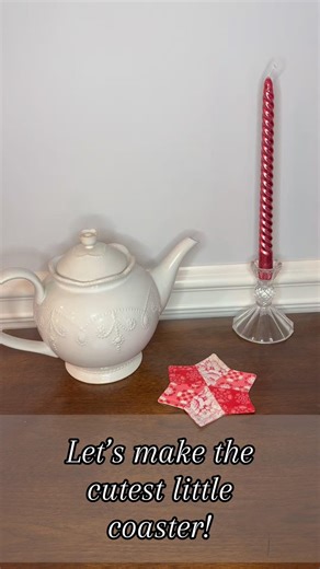 Come along as I make a periwinkle coaster by @M@MissouriQuiltCo#missouristarquiltco #Periwinkle