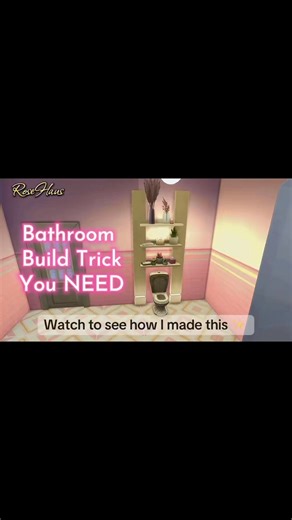 the shelf hack u never knew you needed in the Sims! ✨ #sims4 #simstok #fyp #sims4buildingtips #sims #simscommunity #simsbuild #sims4build #sims4builds #sims4building #thesimscommunith #thesims4 #thesims | RoseHaus | Facebook