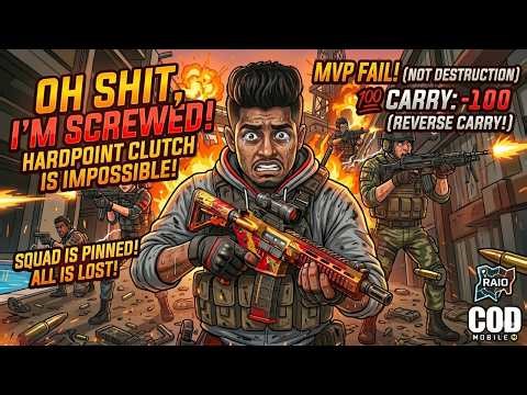 🏭 Rust Map Hardpoint Match 💥 COD Mobile Close Combat Action 🔥 Identified Mode Pressure Fight 😱