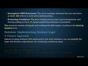 Resolving the ORA-00905 Error: A Guide to Correcting Multiple CASE Conditions in Oracle SQL