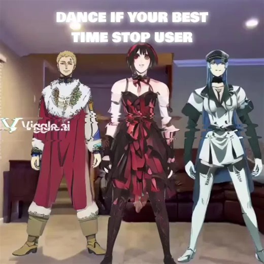 Kurumi y Dio en JoJo's Bizarre Adventure