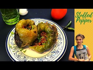 Stuffed Bell Peppers | Veg stuffed Peppers | besan vali bharwa shimla mirch | stuffed shimla mirch
