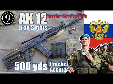 Russian 🇷🇺 AK12 + Iron Sights to 500yds Practical Accuracy