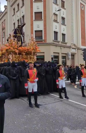 A religious procession during Semana Santa (Holy Week) in Spain. It is a significant cultural and religious event leading up to Easter Sunday. #viral #wonders | Upile Mkulumba