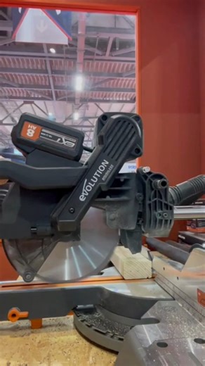 2.1K views · 11 reactions | ✨ Only clean cutting at Screwfix Live! Meet the Evolution R255SMS-DB-Li Cordless Double Bevel Mitre Saw – engineered for reliable, smooth, and square cuts every time through a variety of materials.  Precision and power in one cordless beast.  Upgrade your cutting game today! Check it out here: https://bit.ly/49gQiSd #EvolutionPowerTools #CordlessTools #MitreSaw #woodworking #metalwork #Workshop | Evolution Power Tools - UK | Facebook