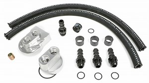 Hamburger's Performance 3367 Hamburger's Performance Billet Aluminum Remote Oil Filter Relocation Kits | Summit Racing