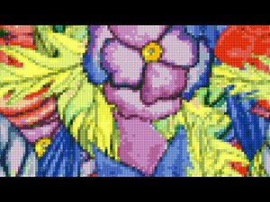 cross stitch world - beautiful flowers