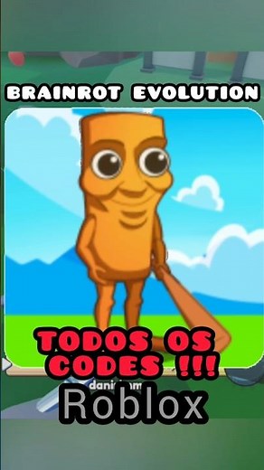 ALL BRAINROT EVOLUTION CODES! #roblox #italianbrainrot #brainrot