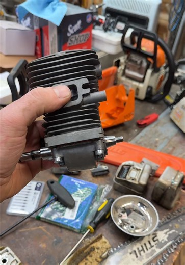 Reviving Scored Stihl Chainsaws with New Motors