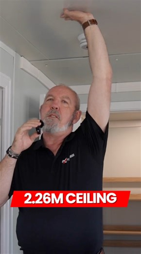 We get asked all the time: are your portable buildings actually tall enough to live in? So we put it to the test! 👀 Here’s Mel, who stands tall at 1.84m, comfortably standing inside one of our 2.26m high buildings. ✅ Plenty of headroom and comfort! #portableliving #tinyhomeaustralia #modularhomes #offgridliving #compactliving #smallspaces #australianmade #tinyhousemovement #portablehomes #containerliving #vanlifeaustralia #expandablehomes #tinyhouseonwheels | Express Portables