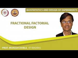 Fractional factorial design