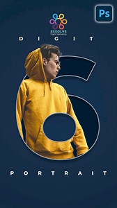 Numbers Portrait Design Series in Adobe Photoshop #photoshop #adobephotoshop #graphicdesign #photoshoptutorial #tutorial #fyp #pleaseviral #fypシ゚viral #fyp #trendingvideo #designer #graphicdesigner | Resolve Digital Marketing
