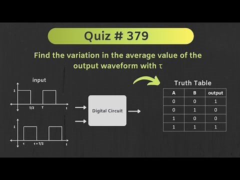 Digital Electronics (Logic Gates) Solved Problem | Quiz # 379