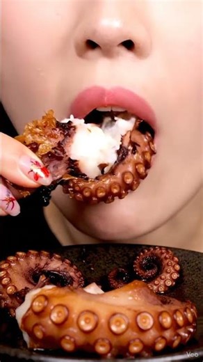 Octopus Legs Eating ASMR 🐙