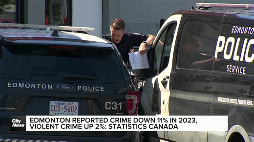 Violent crime rises in Edmonton, overall crime lower: Report