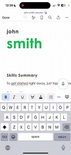 Toggle track changes in Microsoft Word for the iPhone, step by step (Word #iOS app)