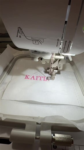 First project complete! It is officially go time. Nothing is safe in the house🪡🧵 thank you for everyone’s help 🥰 ##embrilliance##brotherse700