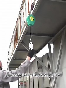 Self Retracting Lifeline Fall Arrest Lineman Safety Belt Safety Harness Light Weight Retractable Lifeline 5m