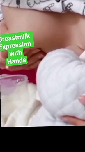 BreastMilk Hand expression Tutorial|| How to milk breast for storage #breastmilk