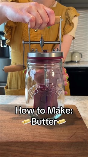 Butter Churning Tutorial: Make Homemade Butter