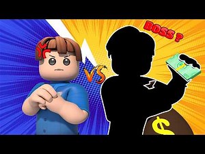 ROBLOX Brookhaven 🏡RP : Little Policeman vs The Boss Thief | Roblox Edgar