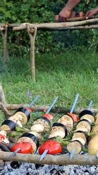 Motorcycle Adventure | Shelter, Table & Chairs, Veggies & Tea