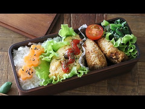 【お弁当作り】たった3品の簡単コロッケ弁当の作り方bento＃589