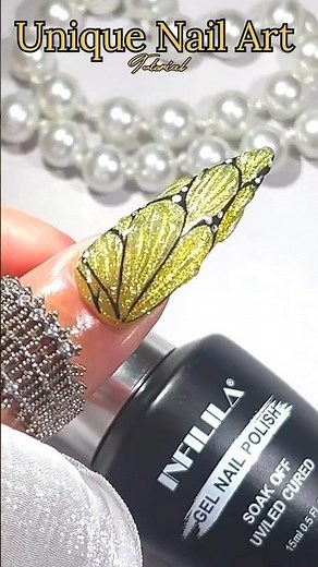 Stunning Iridescent Nail Art Tutorial!! Unique Toothpick Nail to Try Now!