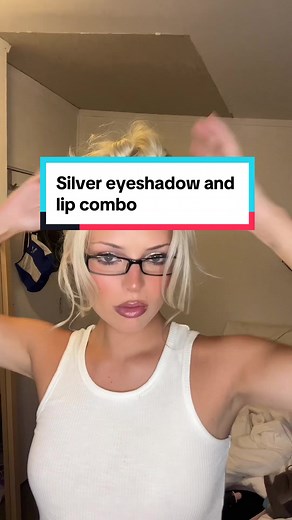 Sophie Negus Silver Eyeshadow and Lip Combo Tutorial