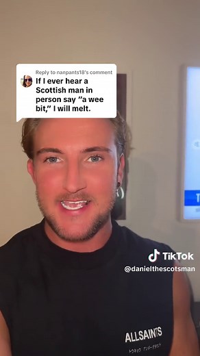 Scottish TikTok Guy Explains Saying 'Wee Bit' | Cultural Stereotype