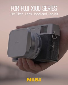 Introducing the NiSi X100 UV Filter, Lens Cap and Metal Lens Hood Kit...