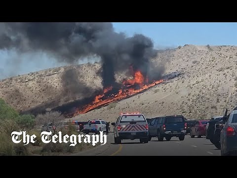 F-35 fighter jet crashes into New Mexico hillside