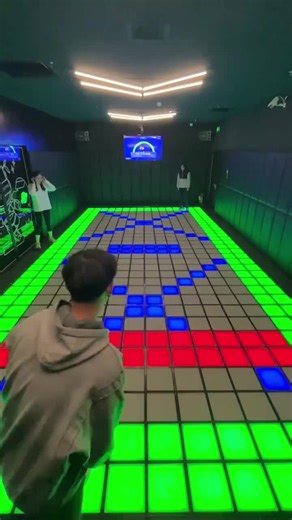 Grid Game LED Dance Floor: Light up Your Party & Gaming Nights#activategame #activatearena #factory #led #LEDDanceFloor