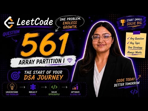 LeetCode 561 | Array Partition | Easy Greedy & Sorting C++ Solution 🔥🚀