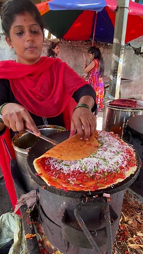5.4M views · 24K reactions | Famous Nandani Dosa Breakfast of Mumbai | Indian Street Food | Indian Factory Club | Facebook