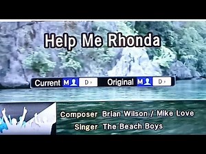 HELP ME RHONDA The Beach Boys 🎵Karaoke Version🎵