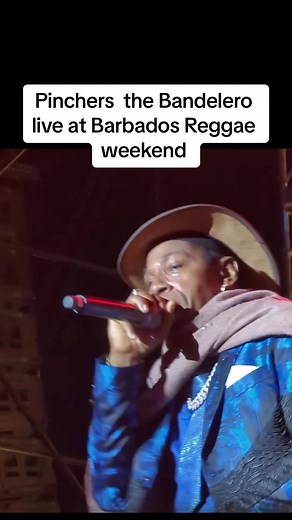 Pinchers the Bandelero live at Barbados Reggae weekend #pinchers