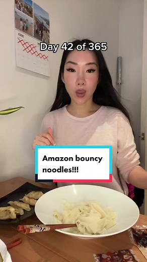 Afternoon Bouncy Noodles Mukbang with Amazon Noodles