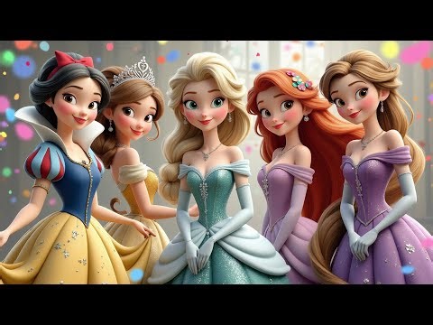 Princess Colors Song - Learn Colors with Princesses