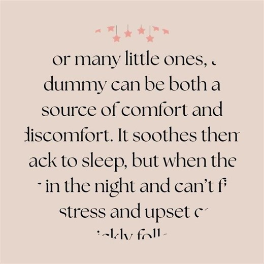 Is your baby’s dummy both a comfort and a challenge?