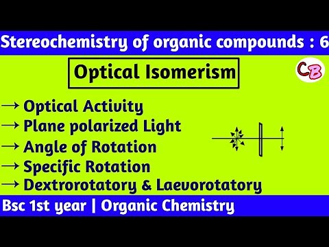 optical activity|Dextrorotatory- laevorotatory|Angle of rotation & specific rotation|stereochemistry