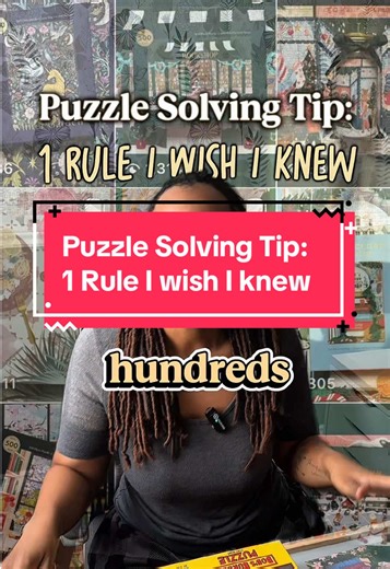 Puzzle Solving Tip: 1 Puzzle hack I wish I knew before I started doing puzzles! This seems obvious but for some reason it took me so long to realize that puzzling is not a race. I always felt the urge to finish my puzzles as soon as possible. In reality, puzzles are meant to be enjoyed. Take your time. @Crystal 🧩 Piecefully Puzzling @Crystal 🧩 Piecefully Puzzling @Crystal 🧩 Piecefully Puzzling #puzzle #tiktoktutorial #brainchallenge #trapfix #creativehacks