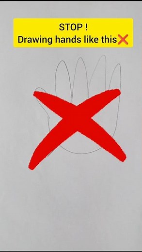 Draw hand easily with this Method!😯#short#drawing#handdrawing #tutorial