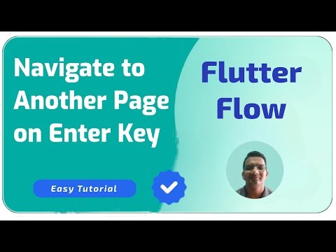 Navigate to another page or component on Enter Key in FlutterFlow